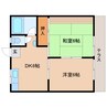 近鉄難波線・奈良線/大和西大寺駅 徒歩9分 1階 築39年 2DKの間取り