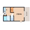 近鉄難波線・奈良線/大和西大寺駅 徒歩3分 1階 築26年 1Kの間取り