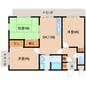 近鉄京都線/新祝園駅 バス:13分:停歩3分 1階 築30年 3DKの間取り