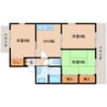 近鉄京都線/新祝園駅 バス:13分:停歩3分 1階 築30年 3DKの間取り
