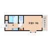 近鉄京都線/山田川駅 徒歩3分 4階 築28年 1Kの間取り