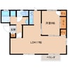 近鉄京都線/新祝園駅 バス:14分:停歩5分 2階 築27年 1LDKの間取り