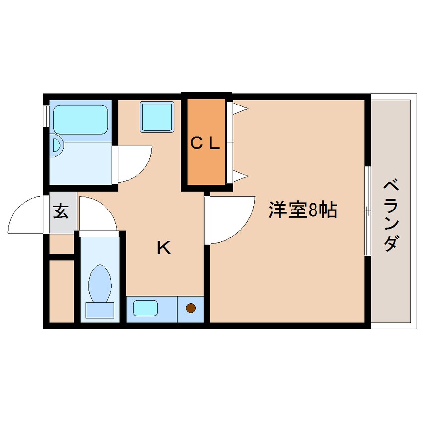 間取図 近鉄難波線・奈良線/大和西大寺駅 バス10分平城中山下車:停歩5分 2階 築24年