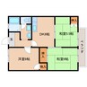 近鉄けいはんな線/学研奈良登美ケ丘駅 バス:10分:停歩1分 1階 築27年 3DKの間取り