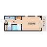 近鉄難波線・奈良線/菖蒲池駅 徒歩3分 1階 築26年 1Kの間取り