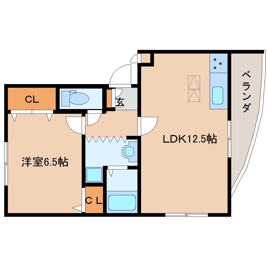 間取り図 近鉄京都線/高の原駅 徒歩9分 1階 築22年