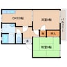 近鉄橿原線/尼ケ辻駅 徒歩18分 1階 築32年 2DKの間取り