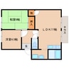近鉄京都線/狛田駅 徒歩6分 1階 築31年 2LDKの間取り