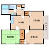 近鉄難波線・奈良線/大和西大寺駅 バス:13分:停歩1分 2階 築29年 3DKの間取り