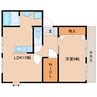 近鉄京都線/高の原駅 バス:5分:停歩3分 1階 築33年 1LDKの間取り