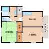 近鉄けいはんな線/学研奈良登美ケ丘駅 バス:9分:停歩3分 2階 築30年 2DKの間取り