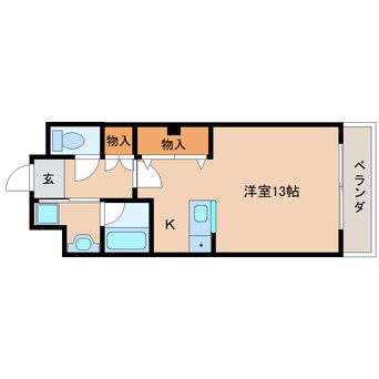 間取図 近鉄難波線・奈良線/大和西大寺駅 徒歩5分 3階 築53年