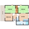 近鉄京都線/高の原駅 バス:6分:停歩3分 1階 築35年 3DKの間取り