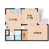 近鉄難波線・奈良線/菖蒲池駅 徒歩7分 3階 築36年 2DKの間取り