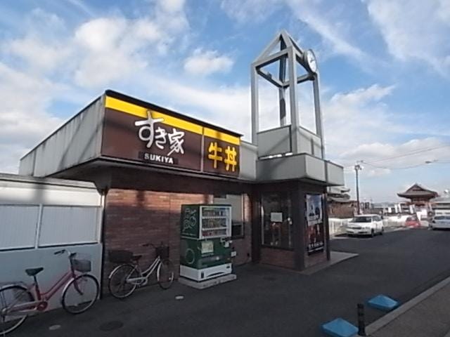すき家宝来店(その他飲食（ファミレスなど）)まで1257m 近鉄橿原線/尼ケ辻駅 徒歩16分 1階 築34年