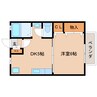 近鉄橿原線/西ノ京駅 徒歩5分 2階 築28年 1DKの間取り