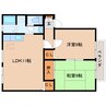 近鉄難波線・奈良線/大和西大寺駅 バス:10分:停歩8分 1階 築29年 2LDKの間取り