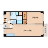 近鉄難波線・奈良線/大和西大寺駅 徒歩7分 3階 築46年 1LDKの間取り