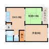 近鉄難波線・奈良線/大和西大寺駅 徒歩7分 2階 築49年 2DKの間取り