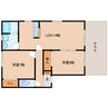 近鉄難波線・奈良線/大和西大寺駅 バス:10分:停歩2分 1階 築22年 2LDKの間取り