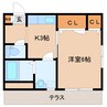 近鉄難波線・奈良線/大和西大寺駅 徒歩12分 1階 築21年 1Kの間取り