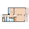 近鉄京都線/平城駅 徒歩18分 3階 築38年 1Kの間取り