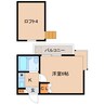 近鉄難波線・奈良線/大和西大寺駅 徒歩7分 2階 築37年 1Kの間取り