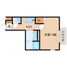 近鉄難波線・奈良線/大和西大寺駅 徒歩5分 2階 築21年 1Kの間取り