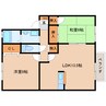 近鉄難波線・奈良線/大和西大寺駅 徒歩23分 2階 築25年 2LDKの間取り
