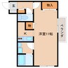 近鉄京都線/山田川駅 徒歩13分 2階 築20年 1Kの間取り