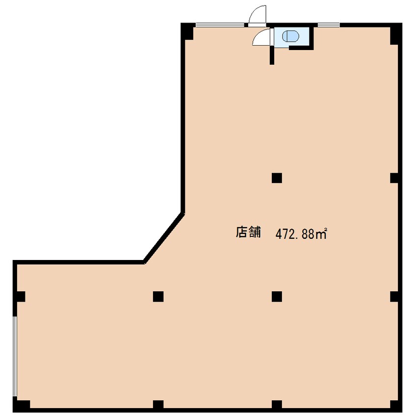 間取図 近鉄難波線・奈良線/大和西大寺駅 徒歩7分 1階 築37年