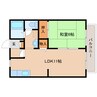 近鉄難波線・奈良線/学園前駅 バス:12分:停歩2分 2階 築29年 1LDKの間取り