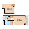 近鉄難波線・奈良線/菖蒲池駅 徒歩8分 2階 築36年 1Kの間取り