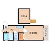 近鉄難波線・奈良線/大和西大寺駅 徒歩15分 2階 築36年 1Kの間取り