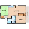 近鉄橿原線/西ノ京駅 徒歩11分 1階 築32年 2LDKの間取り
