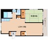 近鉄難波線・奈良線/菖蒲池駅 徒歩8分 1階 築52年 1LDKの間取り