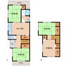近鉄難波線・奈良線/菖蒲池駅 徒歩18分 1-2階 築44年 4DKの間取り