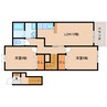 近鉄難波線・奈良線/大和西大寺駅 徒歩20分 2階 築18年 2LDKの間取り