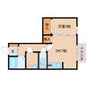 近鉄難波線・奈良線/菖蒲池駅 徒歩8分 1階 築18年 1DKの間取り