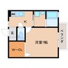 近鉄京都線/新祝園駅 徒歩10分 2階 築17年 1Kの間取り