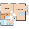 近鉄京都線/大和西大寺駅 バス:13分:停歩9分 2階 築16年 1LDKの間取り