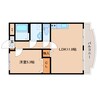 近鉄難波線・奈良線/菖蒲池駅 徒歩7分 2階 築14年 1LDKの間取り
