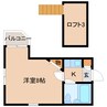 近鉄難波線・奈良線/大和西大寺駅 徒歩6分 2階 築35年 1Kの間取り