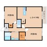 近鉄難波線・奈良線/菖蒲池駅 徒歩10分 2階 築15年 2LDKの間取り