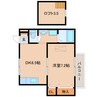近鉄難波線・奈良線/大和西大寺駅 徒歩18分 2階 築26年 1DKの間取り