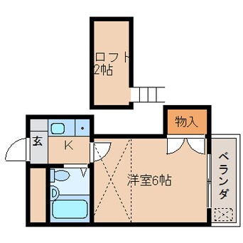 間取図 近鉄難波線・奈良線/大和西大寺駅 徒歩18分 1階 築35年