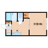 近鉄橿原線/尼ケ辻駅 徒歩8分 1階 築50年 1Kの間取り