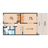 近鉄橿原線/尼ケ辻駅 徒歩13分 1階 築16年 2LDKの間取り