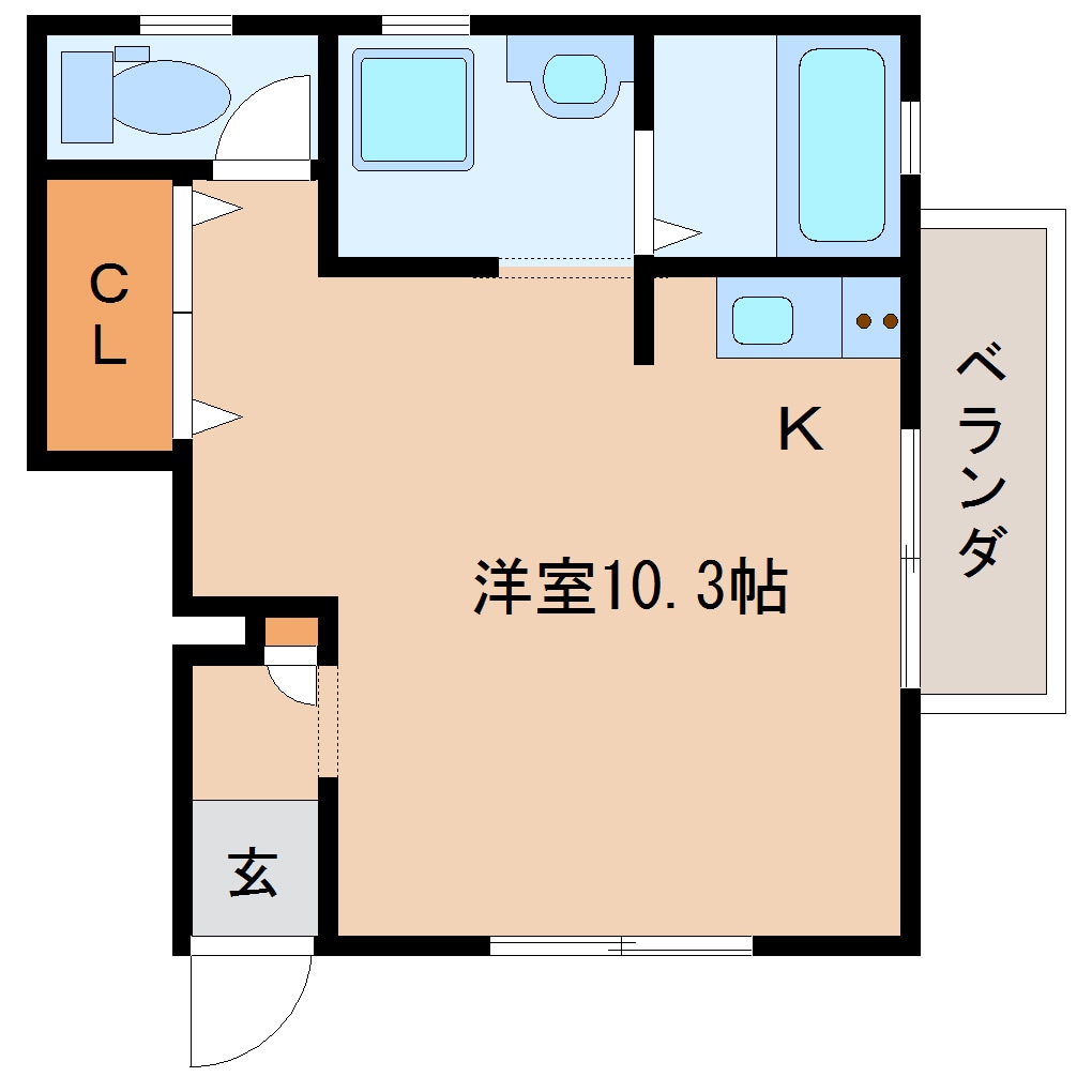 間取り図 近鉄橿原線/尼ケ辻駅 徒歩2分 1階 築10年