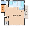 近鉄橿原線/尼ケ辻駅 徒歩2分 1階 築10年 1Kの間取り
